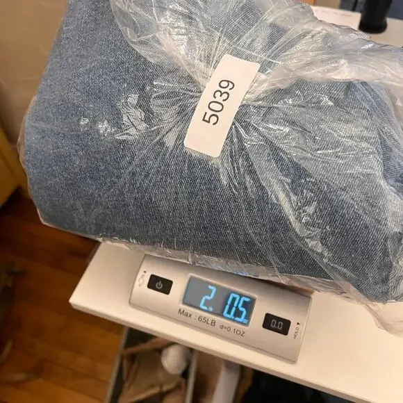 Le Lis Binding Denim Jacket sz XS Blue NEW WITH TAGS $98 Womens - Picture 10 of 10